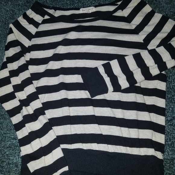 Laides black and White striped shirt - Picture 1 of 2